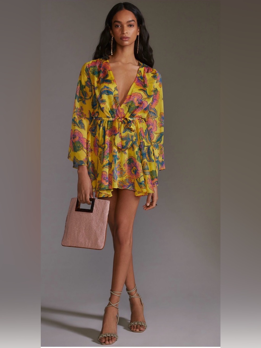 Misa Kaia Floral Dress
